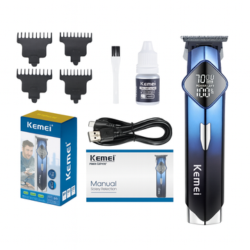 Kemei TitanTrim — Precision Groomer in Stainless Steel