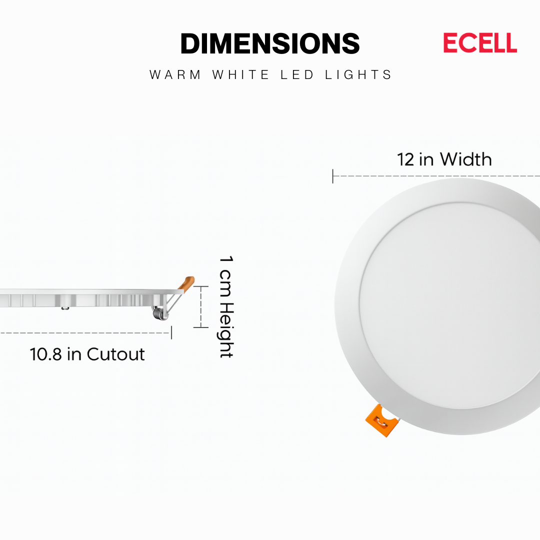 3W Surface LED Light – Warm White & White