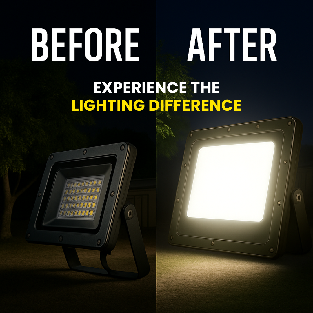 60W LED Flood Light – Pure White, Waterproof & Durable