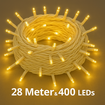 28M / 400 LED Warm Series Decorative String