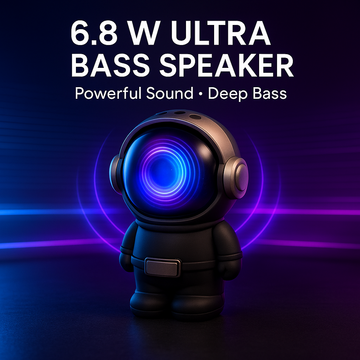 AstroVibe™ Speaker – RGB Glow, 6.8W Boom