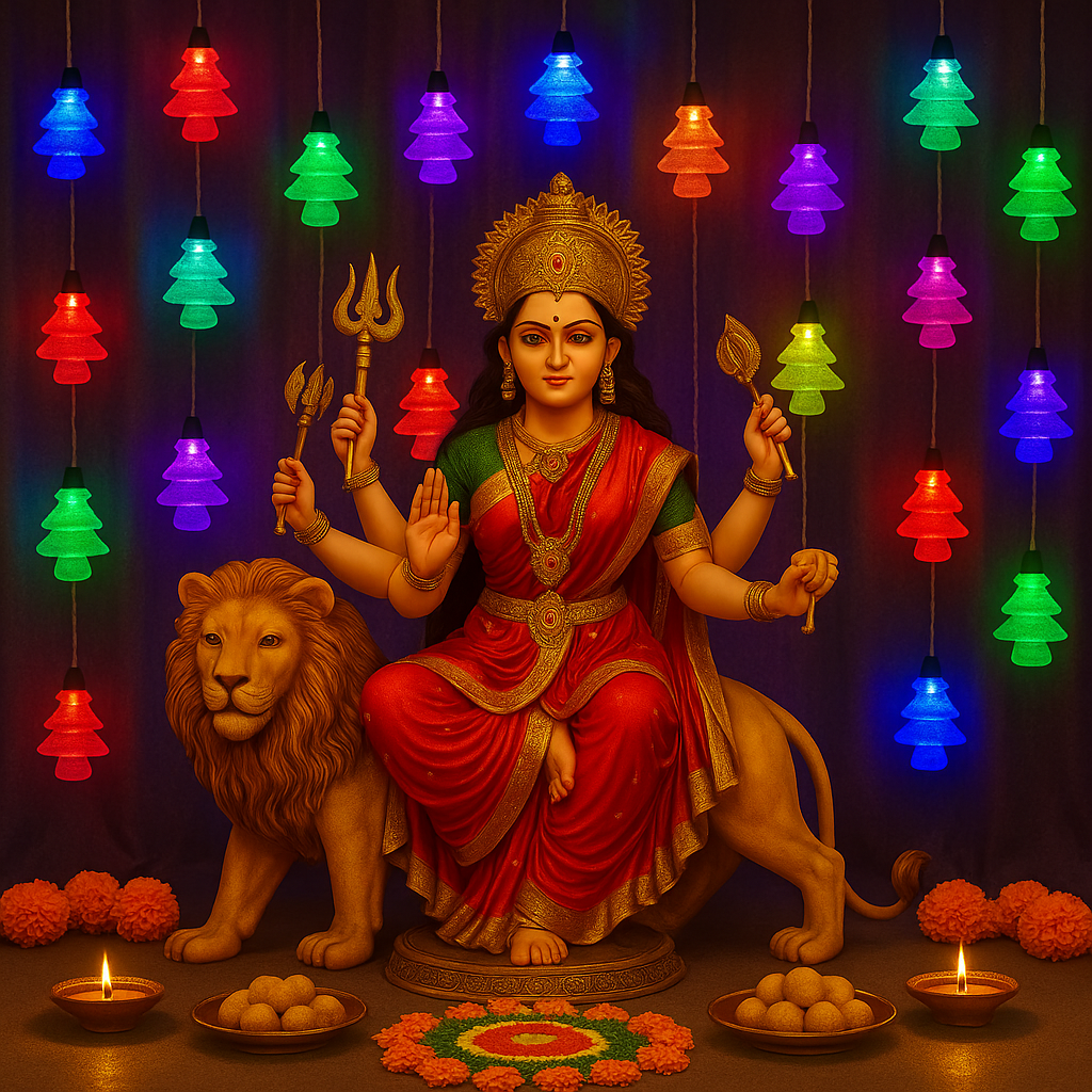 14 Bulb Multicolour Bell Lights