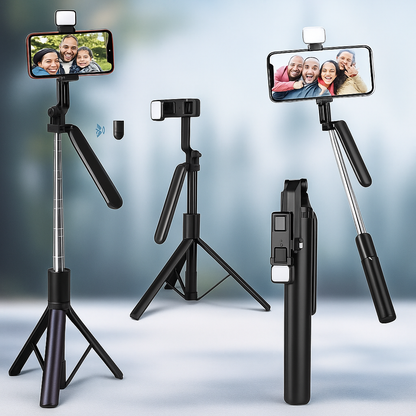 62-Inch Selfie Stick Tripod with Bluetooth Remote