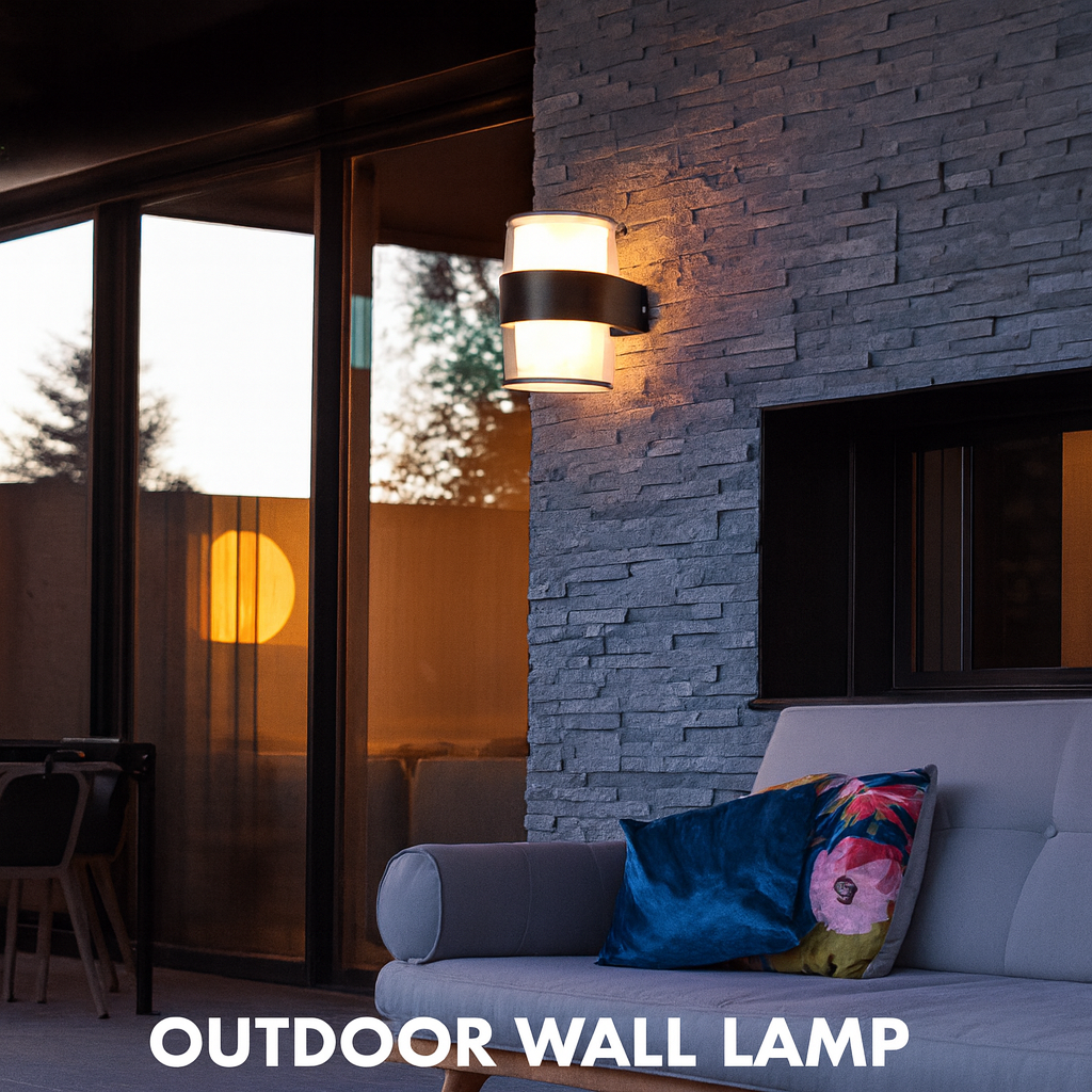 Modern Warm White Wall Light Indoor Outdoor