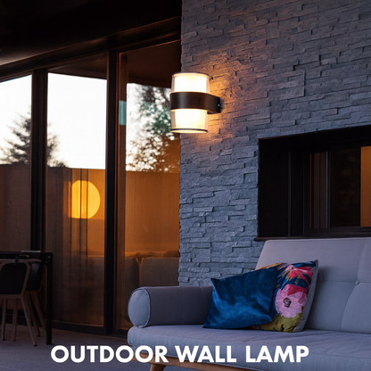 Modern Warm White Wall Light Indoor Outdoor