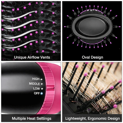 3in1 Hot Air Brush Dryer