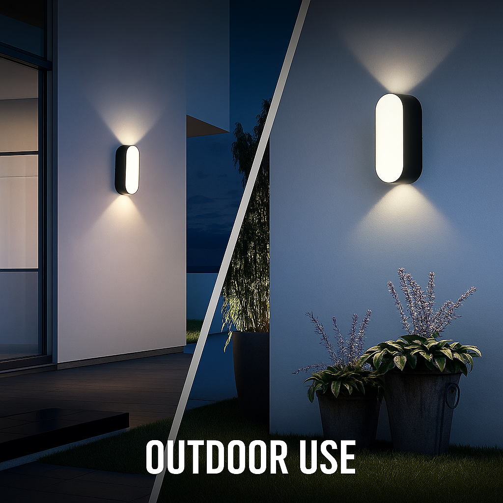 Warm White Up-Down LED Wall Light – Decorative Design