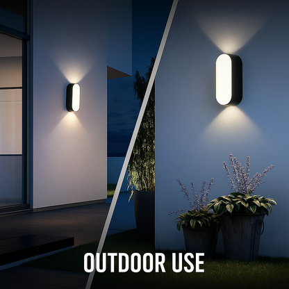 Warm White Up-Down LED Wall Light – Decorative Design