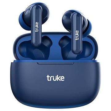 Truke Air Buds Lite with AI Powered Noise Cancellation Bluetooth Earbuds (Blue, True Wireless)