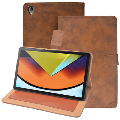 Protective Leather Case Viewing Stand and Card