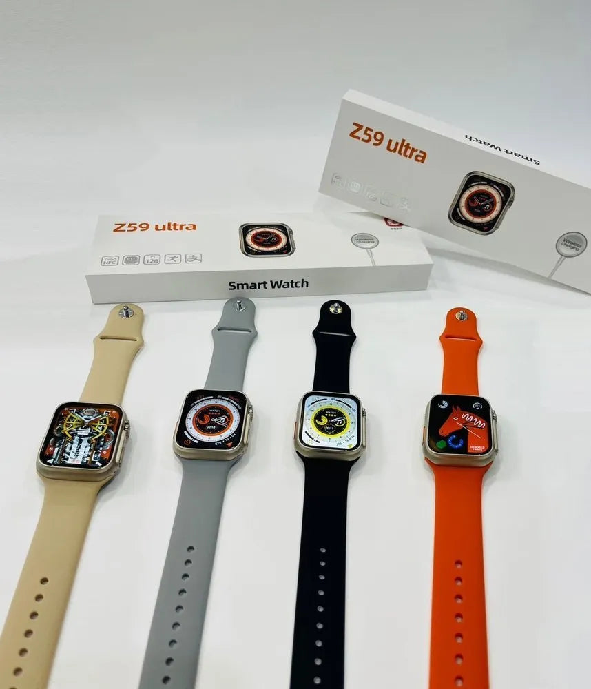8Ultra Max Smartwatch | 45 mm | Dual Straps | With Scrolling And Wireless Charger