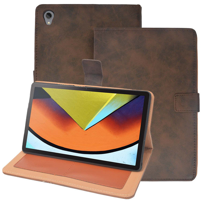 Protective Leather Case Viewing Stand and Card