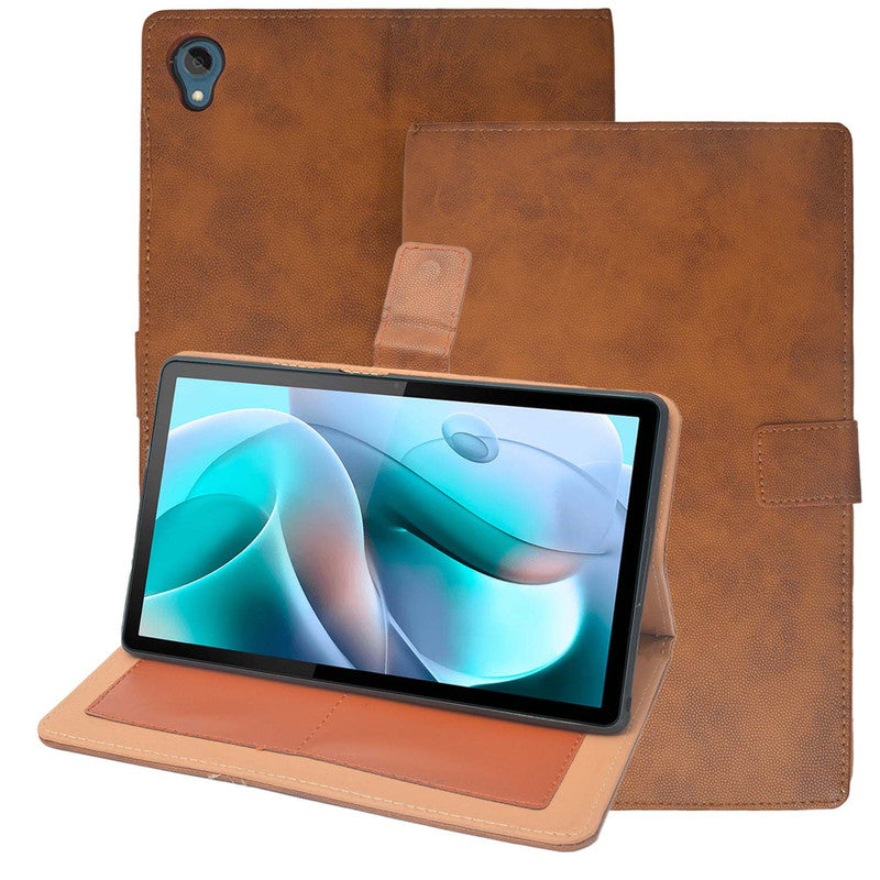 Protective Leather Case Viewing Stand and Card