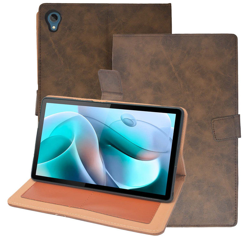 Protective Leather Case Viewing Stand and Card