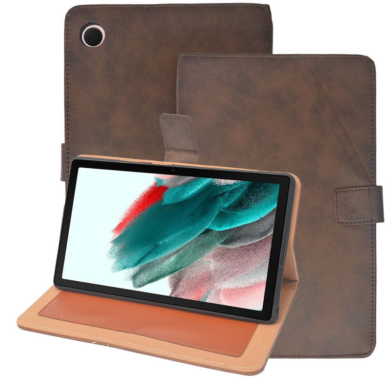 Protective Leather Case Viewing Stand and Card