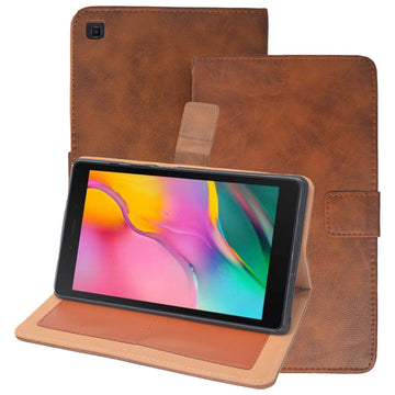 ECellStreet Protective Leather Case with Viewing Stand and Card Slots Flip Cover for Samsung Galaxy Tab A 8" 2019 SM-T290/SM-T295Tablet