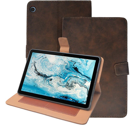 Protective Leather Case with Viewing Stand and Card Slots Flip Cover for Lenovo Tab M10 FHD Plus 10.3" X606V /TB-X606/TB-X606X Tablet