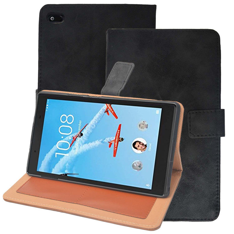 Protective Leather Case Viewing Stand and Card