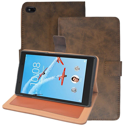 Protective Leather Case Viewing Stand and Card