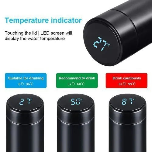 Hot Cold Flask Bottle Temperature Display Indicator