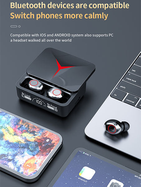 M90 Pro TWS Earbuds Power Bank