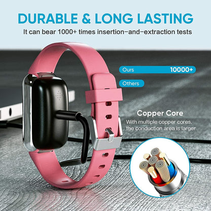 USB Charging Cable Compatible with Fitbit Charge 5 | Fitbit Luxe | Fitbit Luxe Special Edition