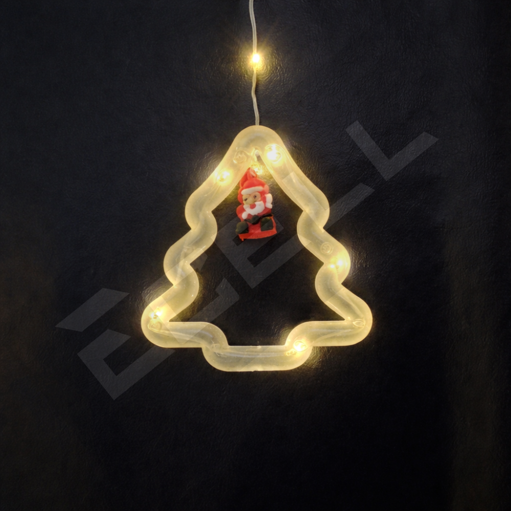 5+5 Ball and Tree Warm White Christmas LED Decorative Lights