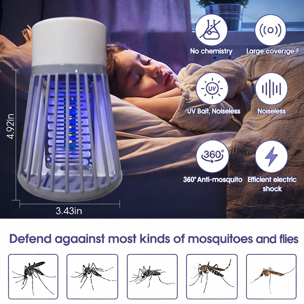 Plug-In LED Mosquito Killer Lamp