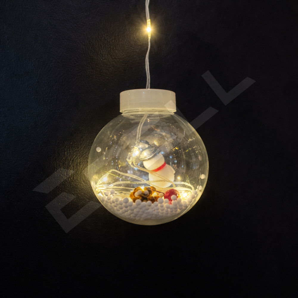5+5 Ball and Tree Warm White Christmas LED Decorative Lights