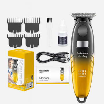 TitanTrim Professional Hair Trimmer | LCD Display | USB-C Charging | ~120-min Runtime