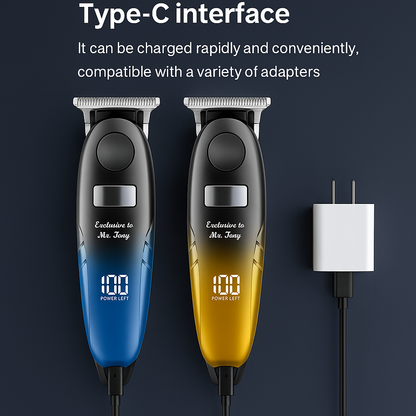 Kemei 1742 Professional Hair Trimmer Stainless Steel