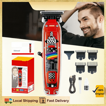 TitanTrim Professional Hair Trimmer | LCD Display | USB Rechargeable | Cordless