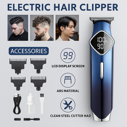 Kemei TitanTrim Precision Groomer in Stainless Steel