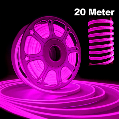 12MM THICK 220V SMD Pink Neon Rope Light
