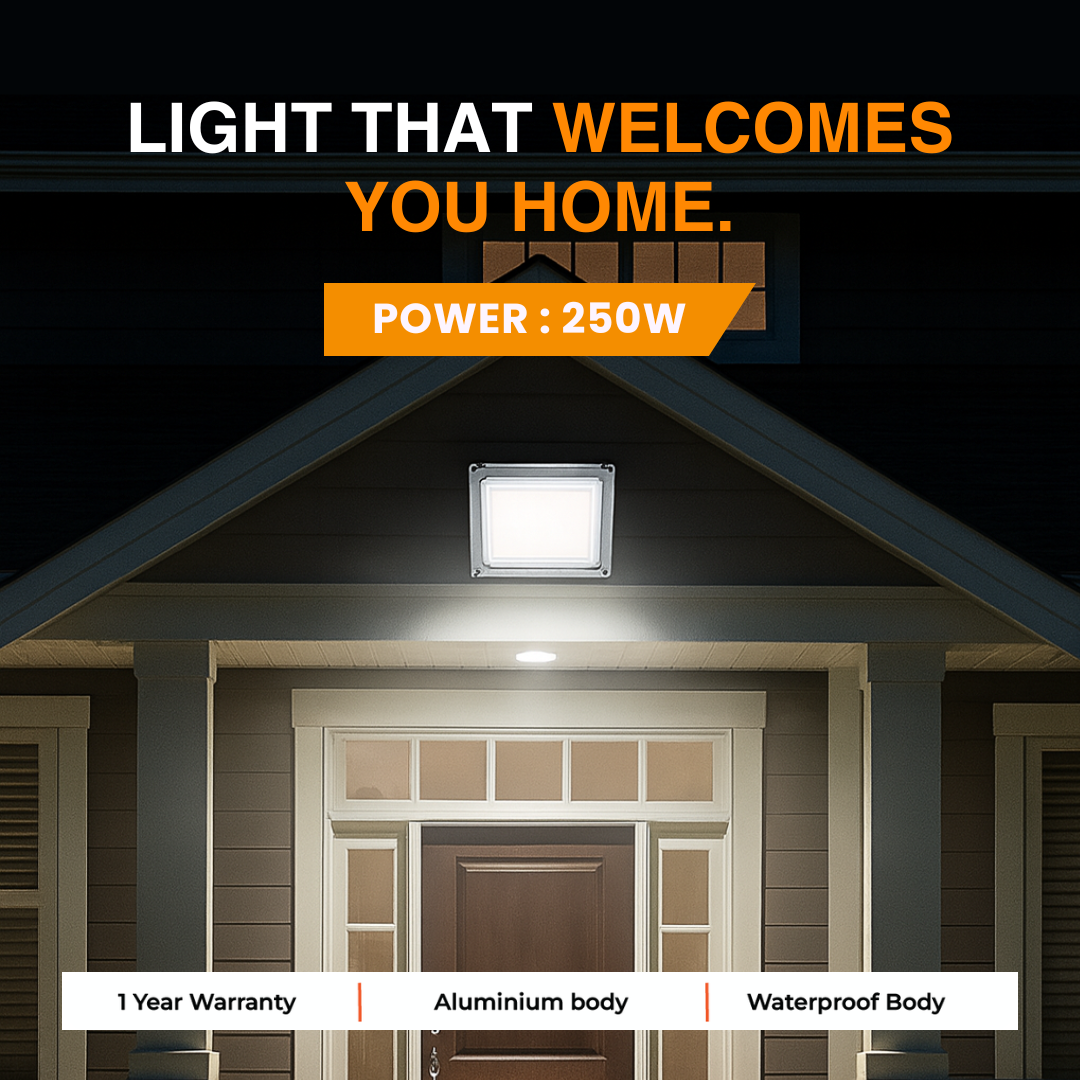 250W Slim LED Flood Light – Ultra Bright &amp; Weatherproof