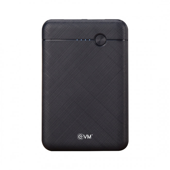 EVM EnNano Lithium_Polymer Power Bank 5000MAH with Micro USB Cable Compatible with All Kind of Smartphone and Other Devices (Black)
