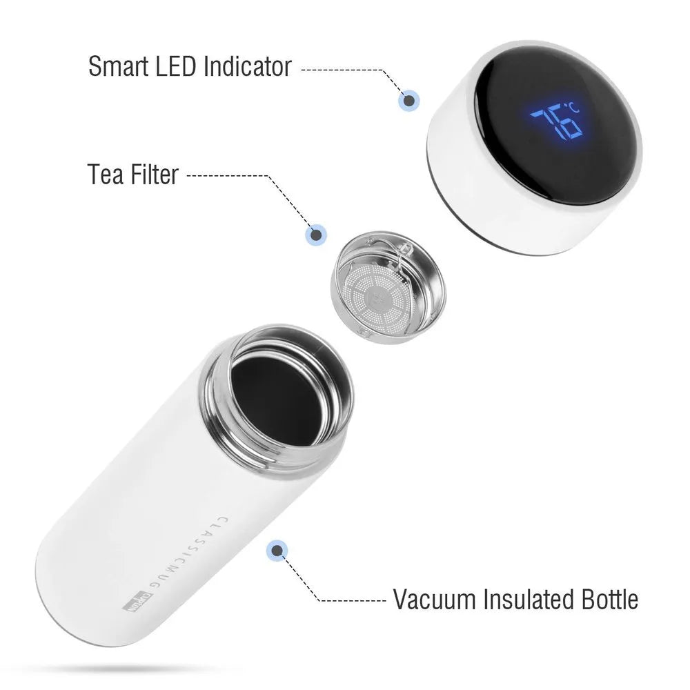 Hot Cold Flask Bottle Temperature Display Indicator