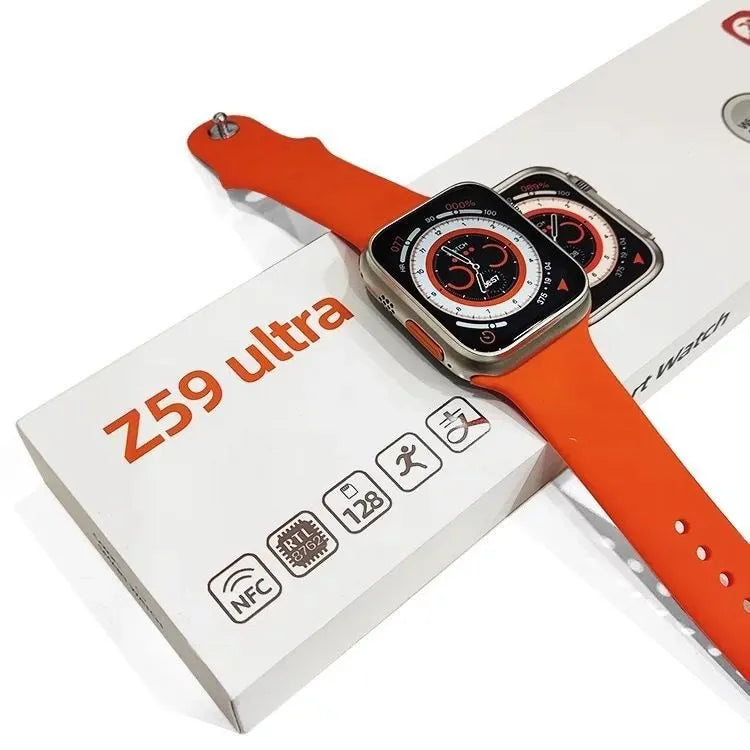 8Ultra Max Smartwatch | 45 mm | Dual Straps | With Scrolling And Wireless Charger