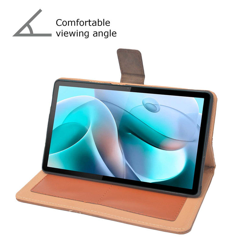 Protective Leather Case Viewing Stand and Card