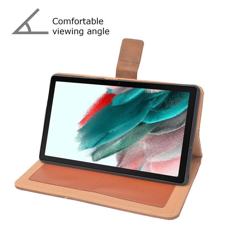 Protective Leather Case Viewing Stand and Card