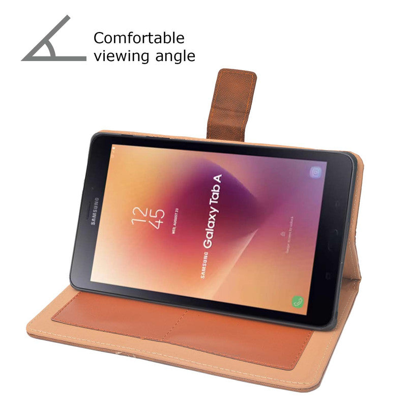 Protective Leather Case Viewing Stand and Card