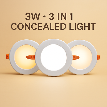 3W Concealed LED Downlight