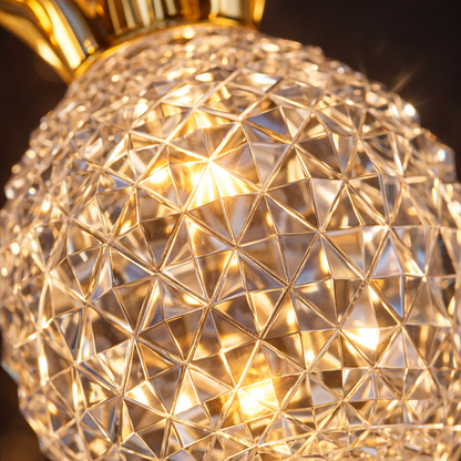 Pineapple Crystal Pendant Light — 1 Ft