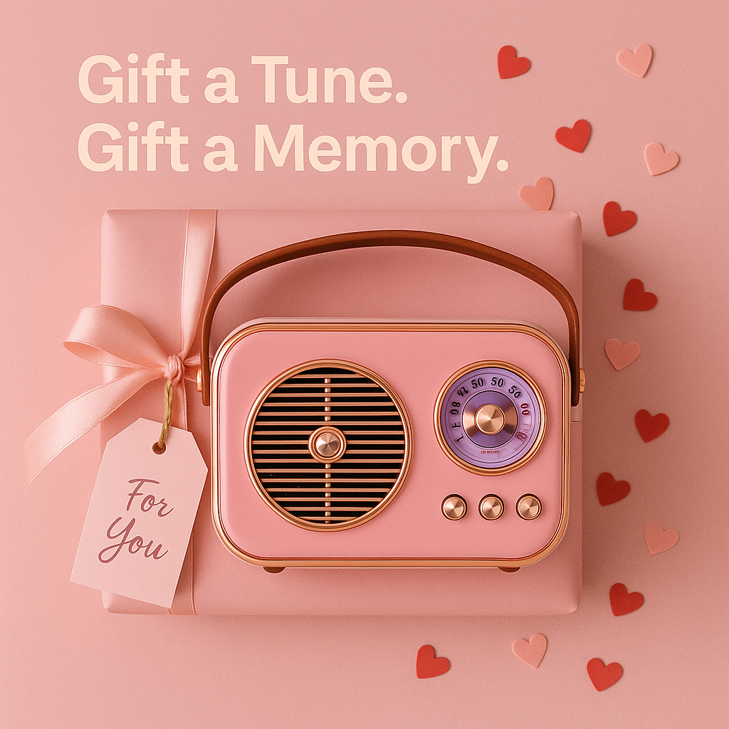 SonicOrb RetroWave 15W Bluetooth Speaker Deep Bass