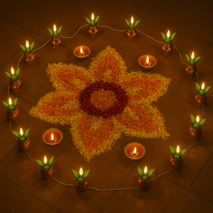 Kalash Light 21 LED String Lights Traditional