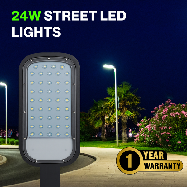 24W LED Street Light – Bright, Efficient & Weatherproof