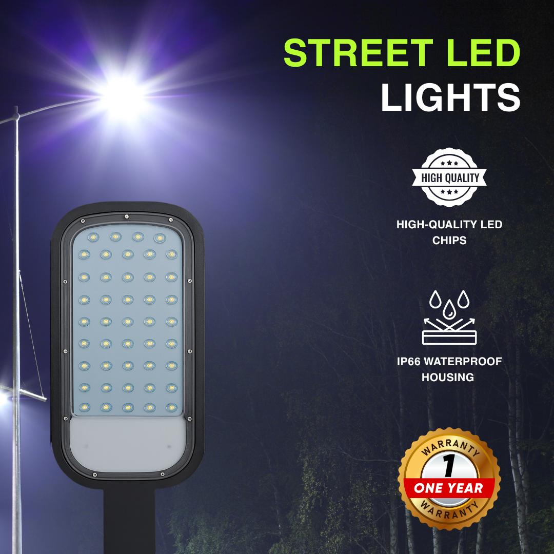 24W LED Street Light – Bright, Efficient & Weatherproof