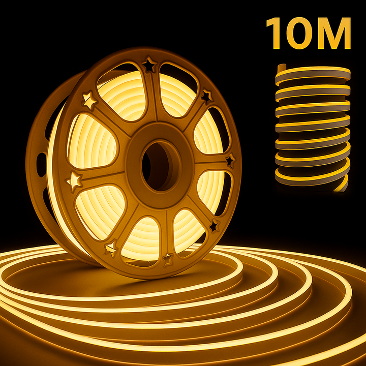 12MM THICK 220V SMD Warm Neon Rope Light