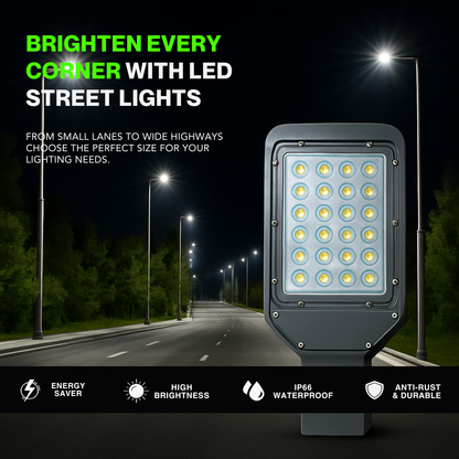 24W LED Street Light – Bright, Efficient & Weatherproof