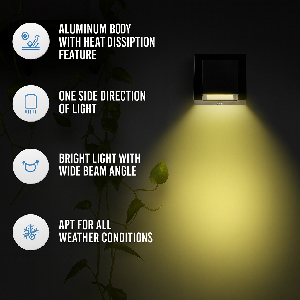 5W Warm White LED Wall Sconce – Up-Down Beam Light